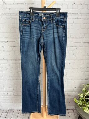 Mossimo Women's Dark Blue Low Rise Bootcut Jeans 6R